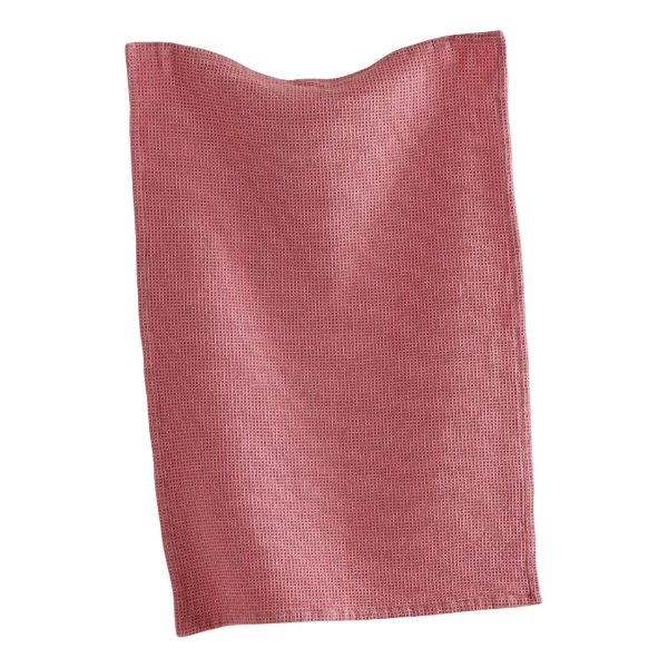 Blush Classic Waffle Weave Dishtowel