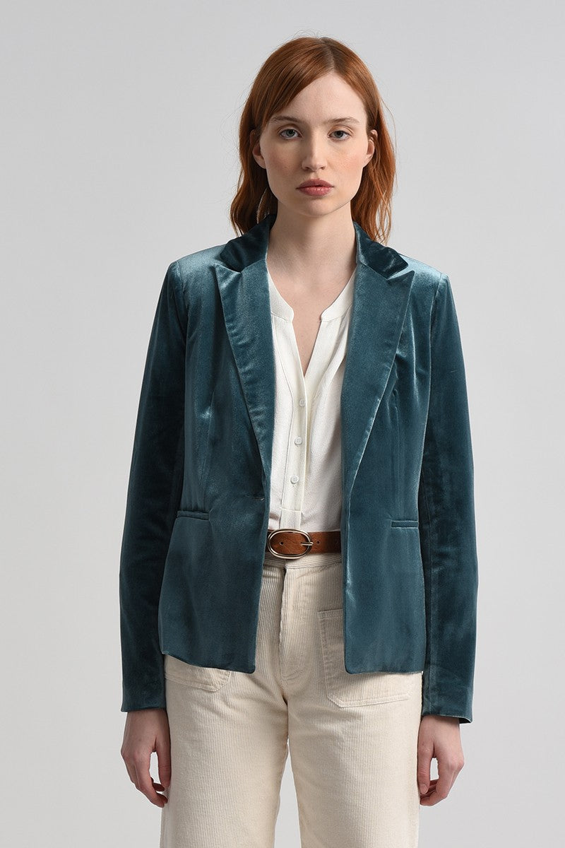 Molly Bracken Velvet Blazer