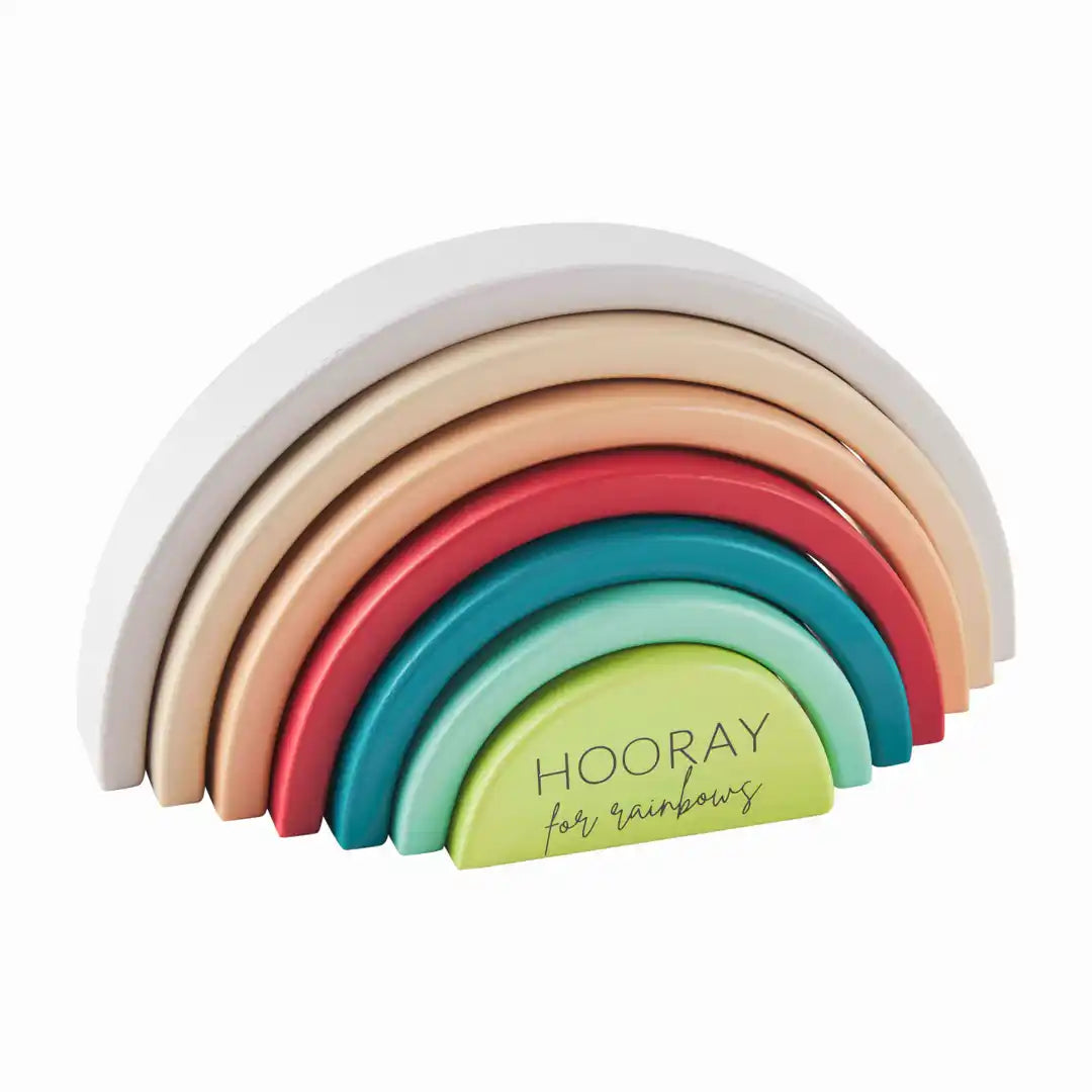Wood Rainbow Stacking Toy