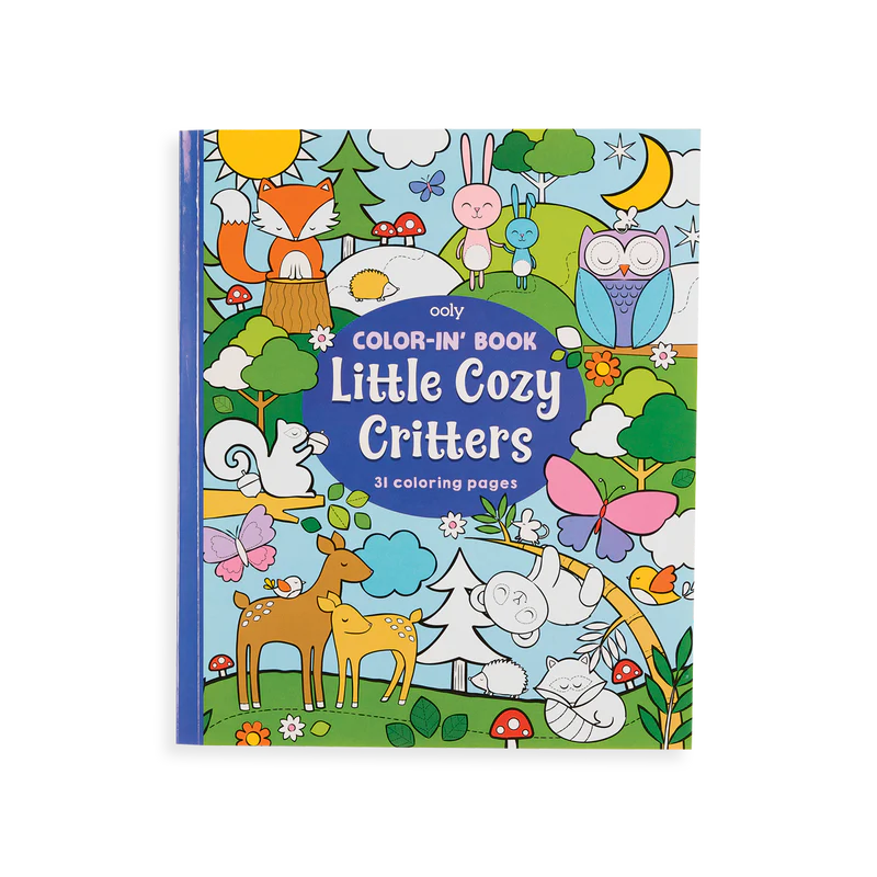 Color-in' Book- Little Cozy Critters