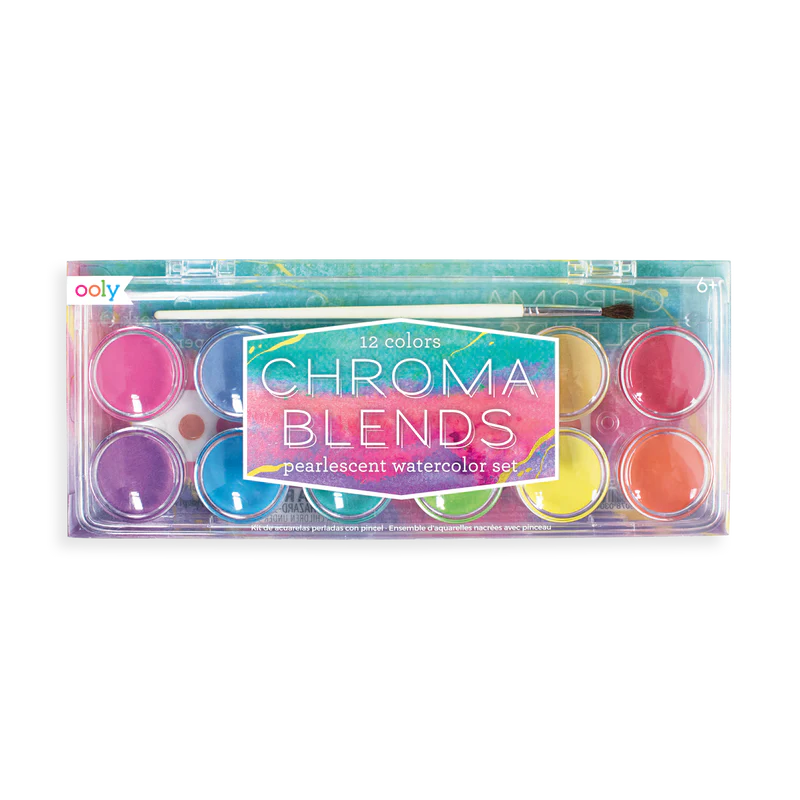 Chroma Blends Watercolor Paint Set - Pearlescent
