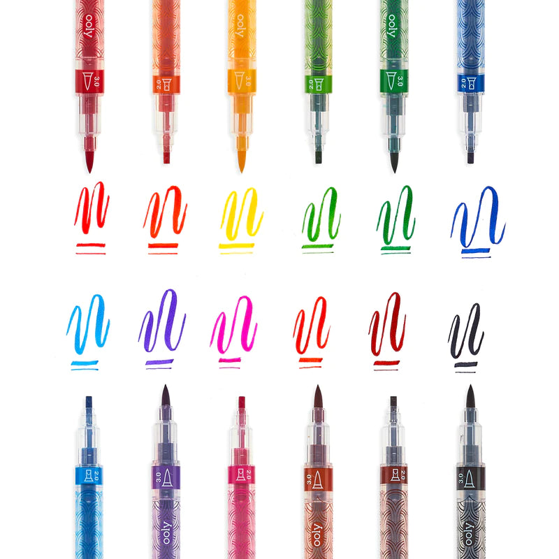 Calligraphy Duo Double Ended Markers