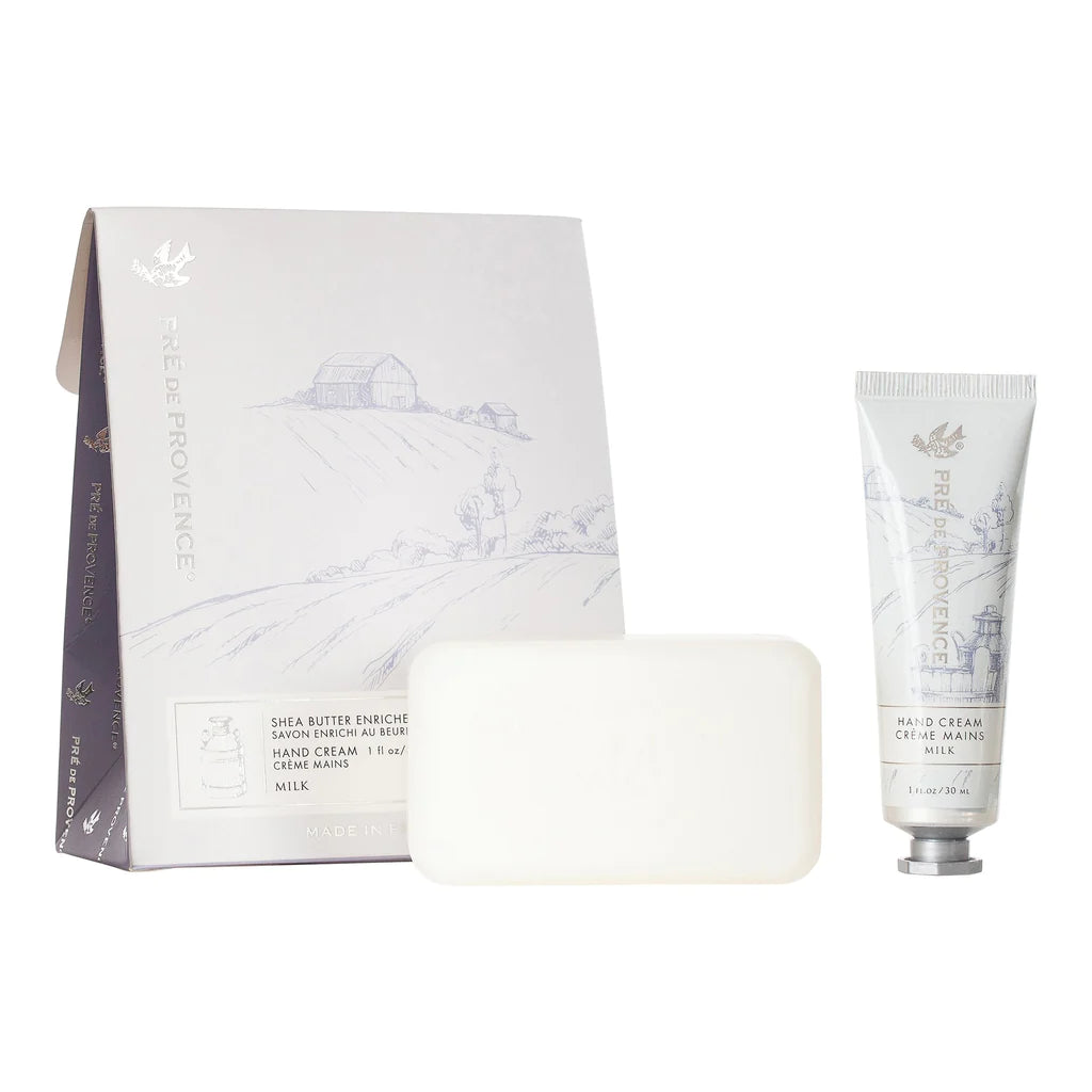 Pre De Provence Soap & Hand Cream Gift Set - Milk