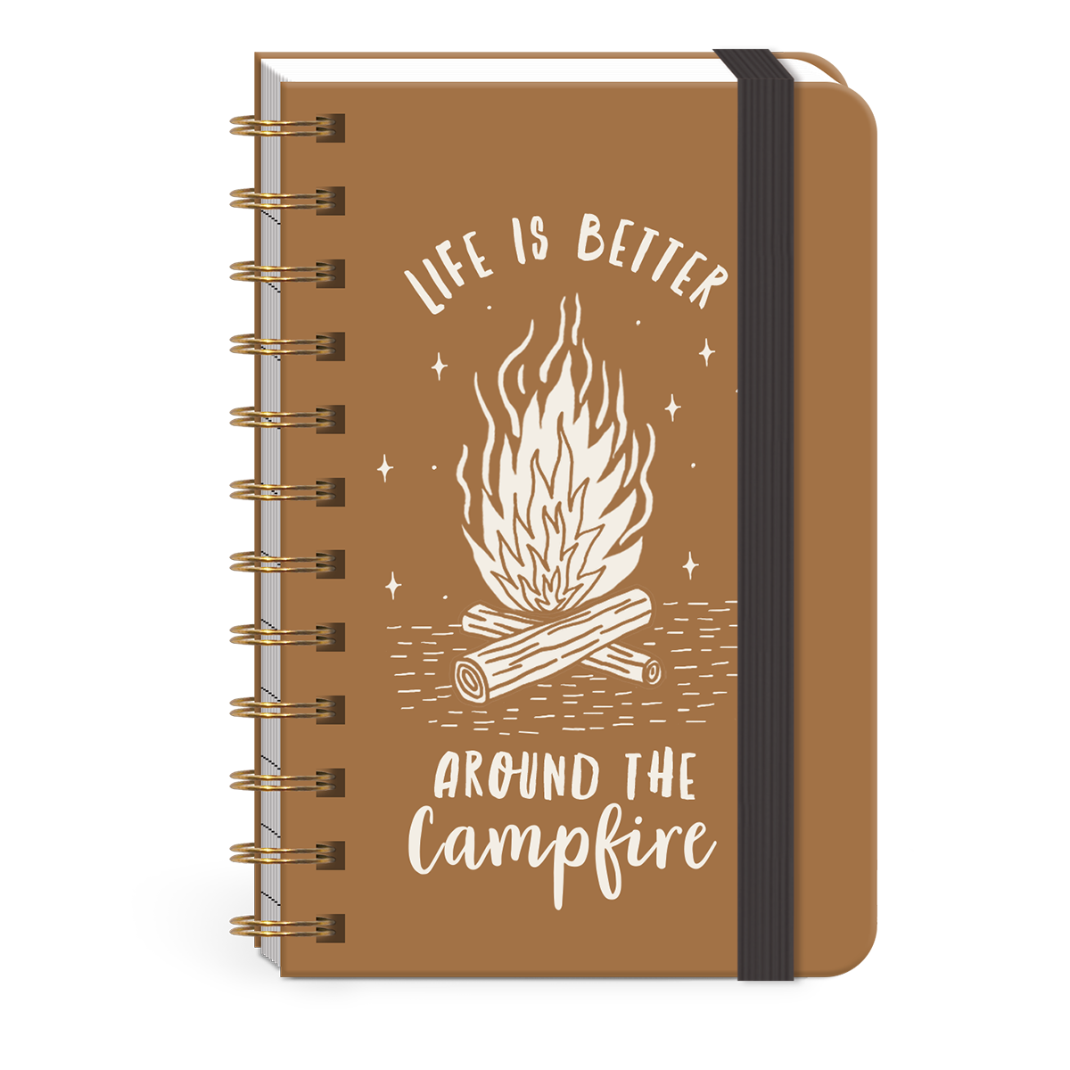 Campfire Spiral Pocket Notebook