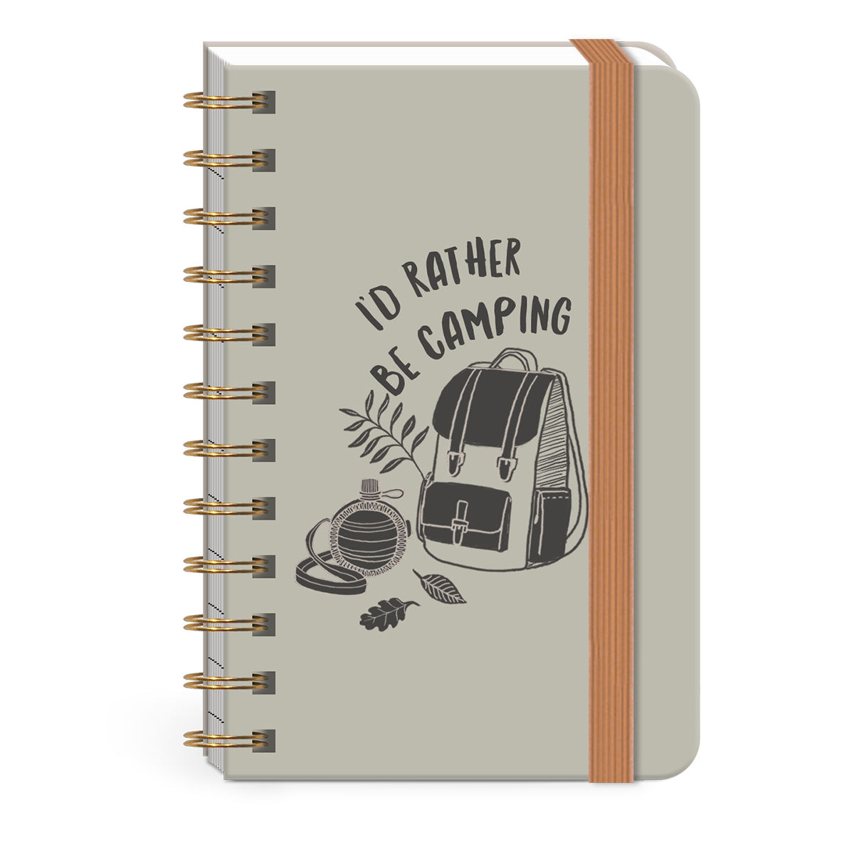 Camping Spiral Pocket Notebook
