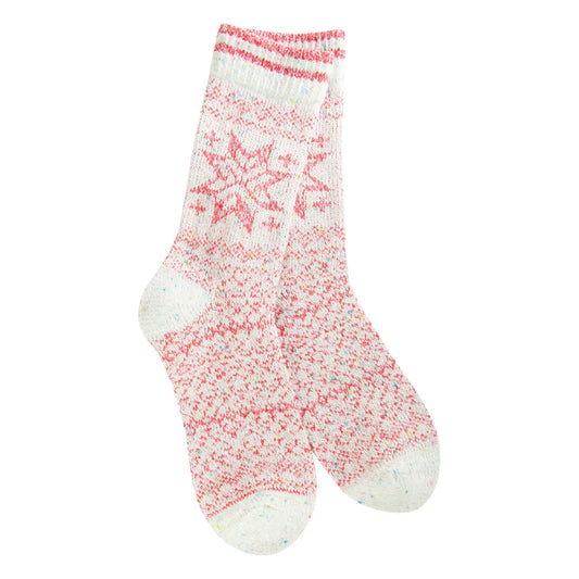 Worlds Softest Socks Holiday Confetti Crew 