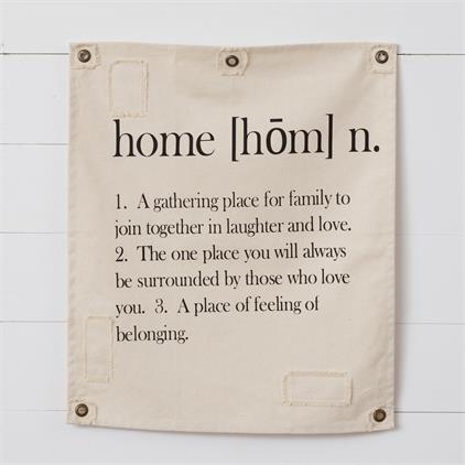 Canvas Wall Hanging - Home