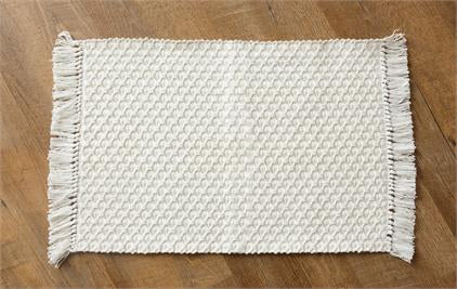 Woven Placemat With Fringe