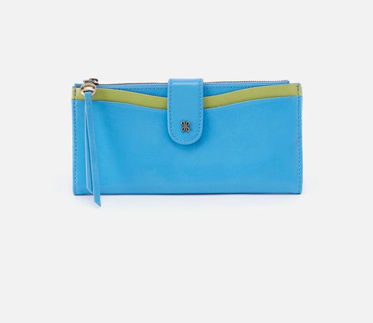 Hobo Max Continental Wallet Tranquil Blue