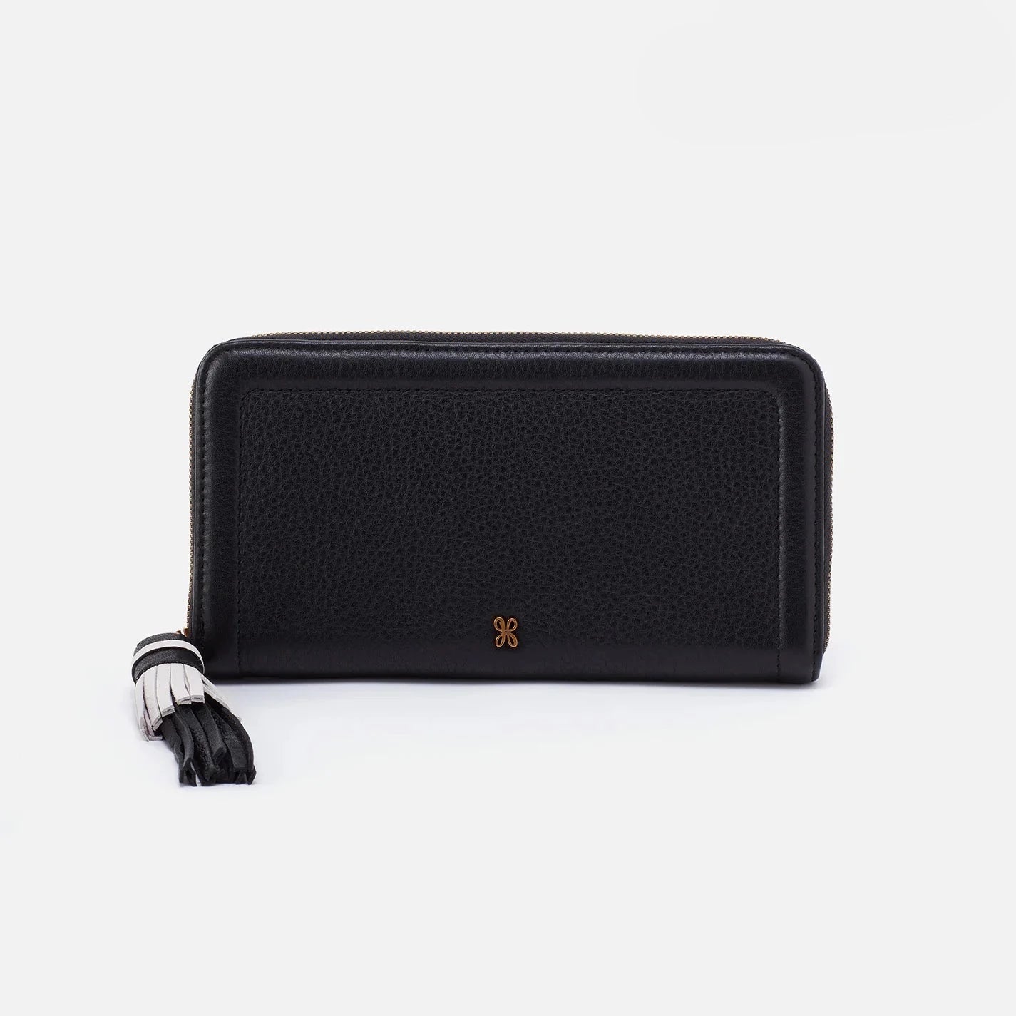 Hobo Nila Large Zip Around Continental Wallet Black