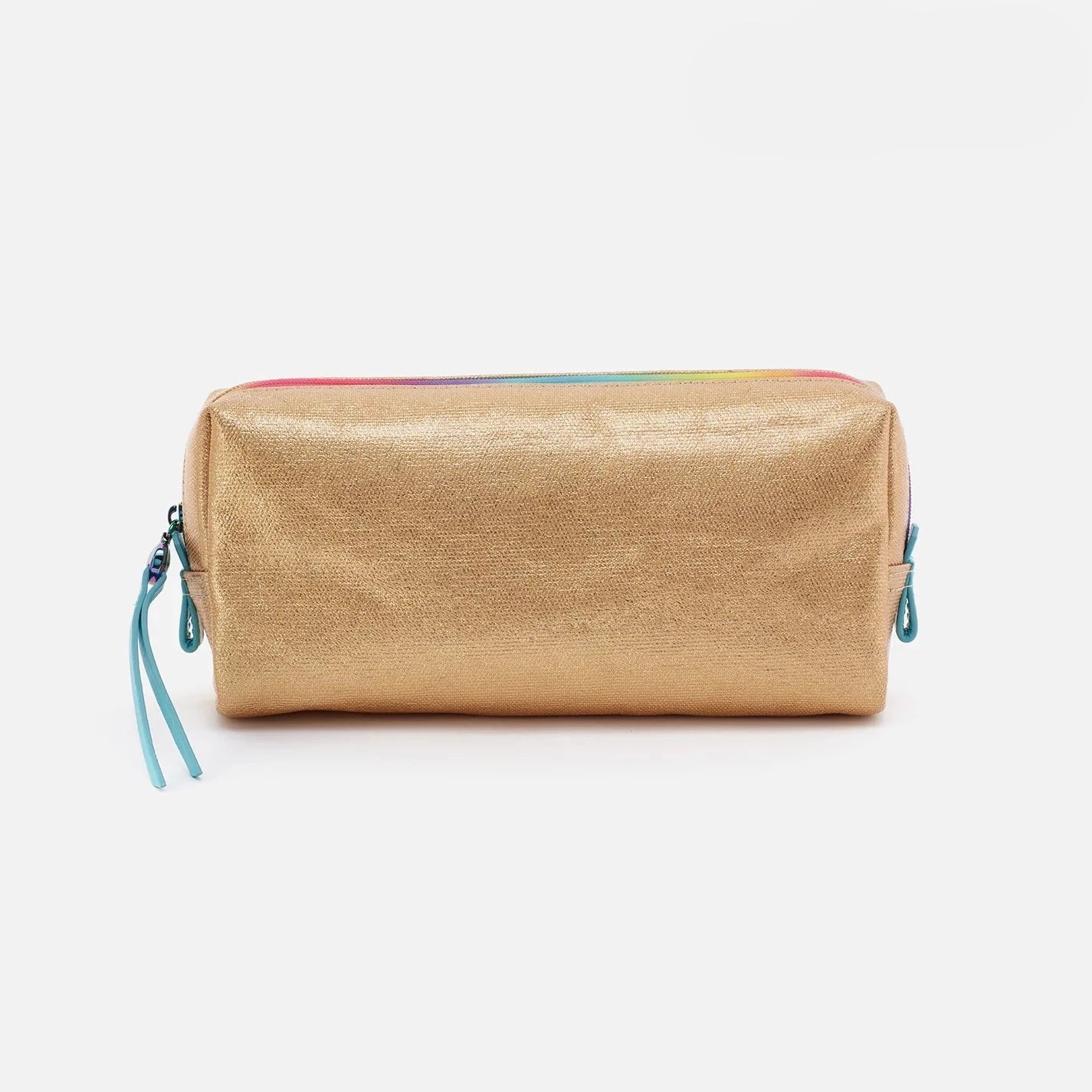 Hobo East-West Cosmetic Pouch Gold Metallic