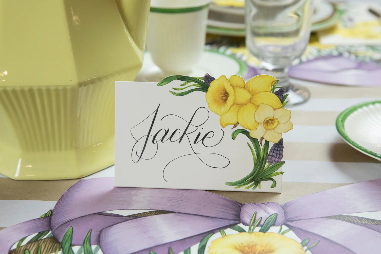 Daffodil Place Card Set