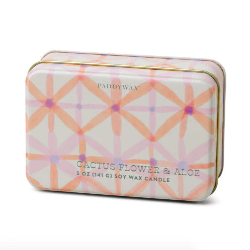Everyday Tin 5oz Pink Flower - Cactus Flower And Aloe