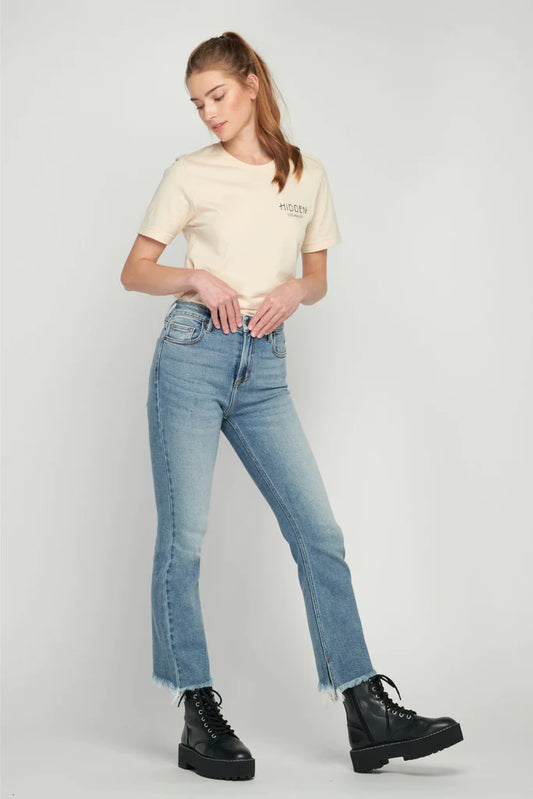 Hidden Happi Classic Cropped Flare Jeans