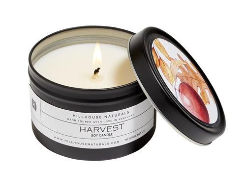 Harvest In Black Candle Tin 5oz