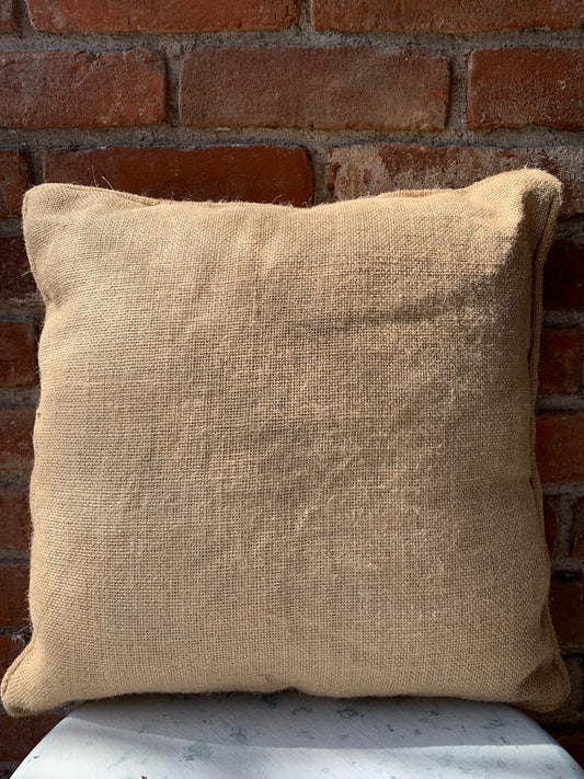 Burlap Pillow