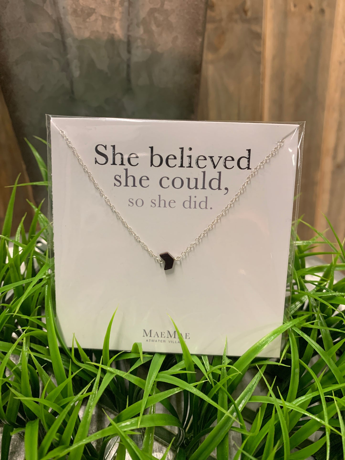 She Believed She Could, So She Did Necklace