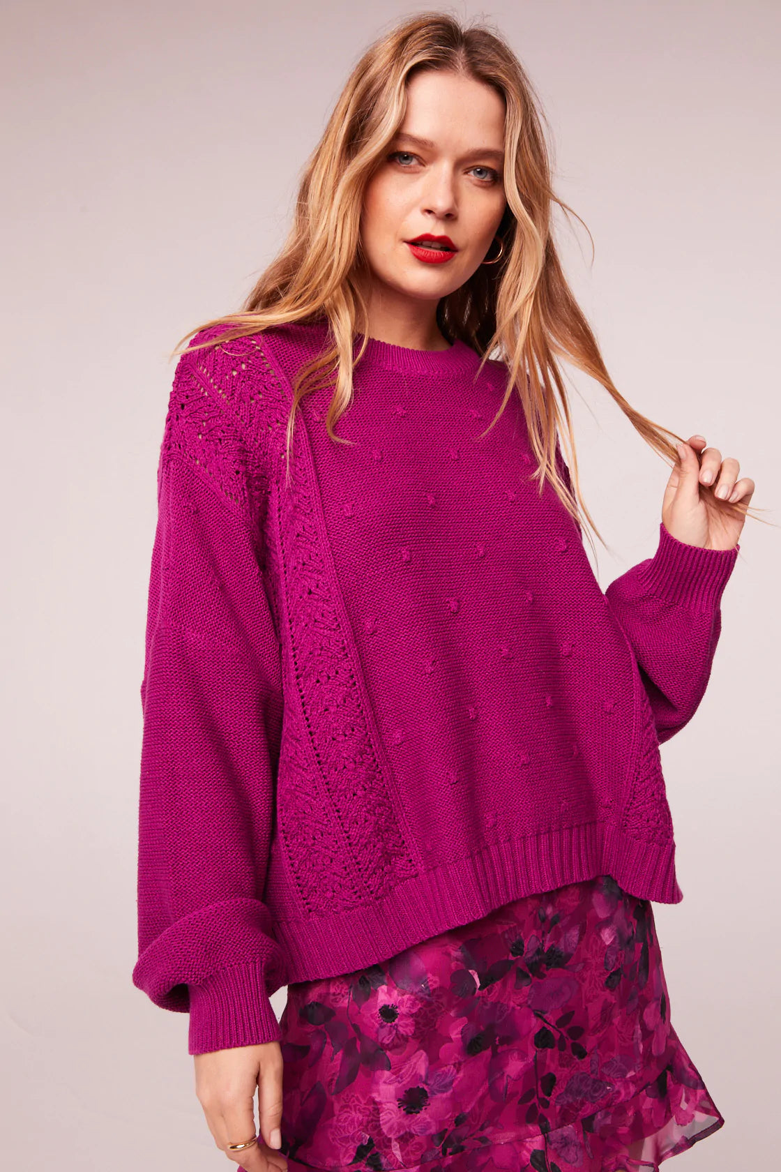 Band Of The Free Olivia Pullover Dot Sweater