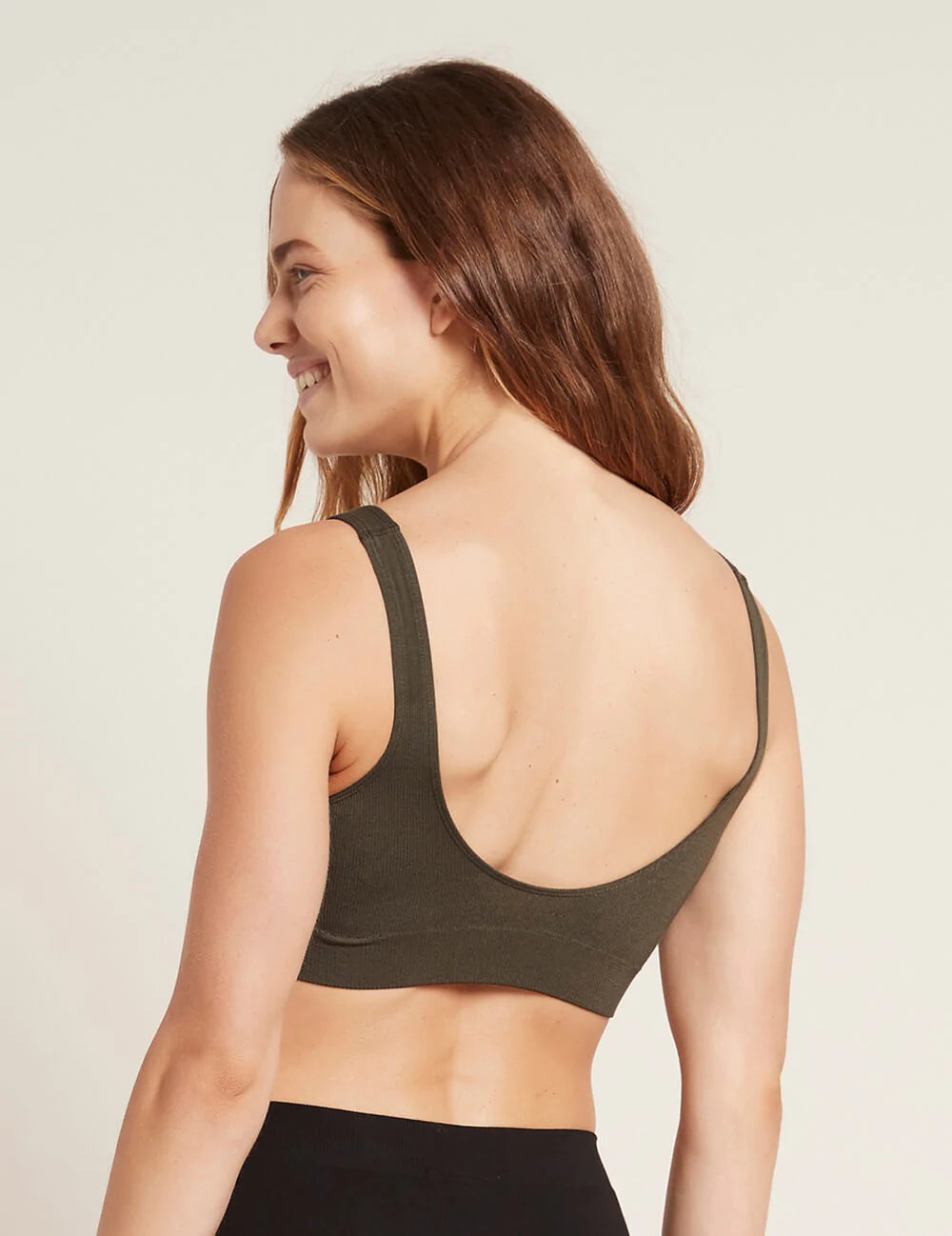 Boody Padded Shaper Bra Dark Olive