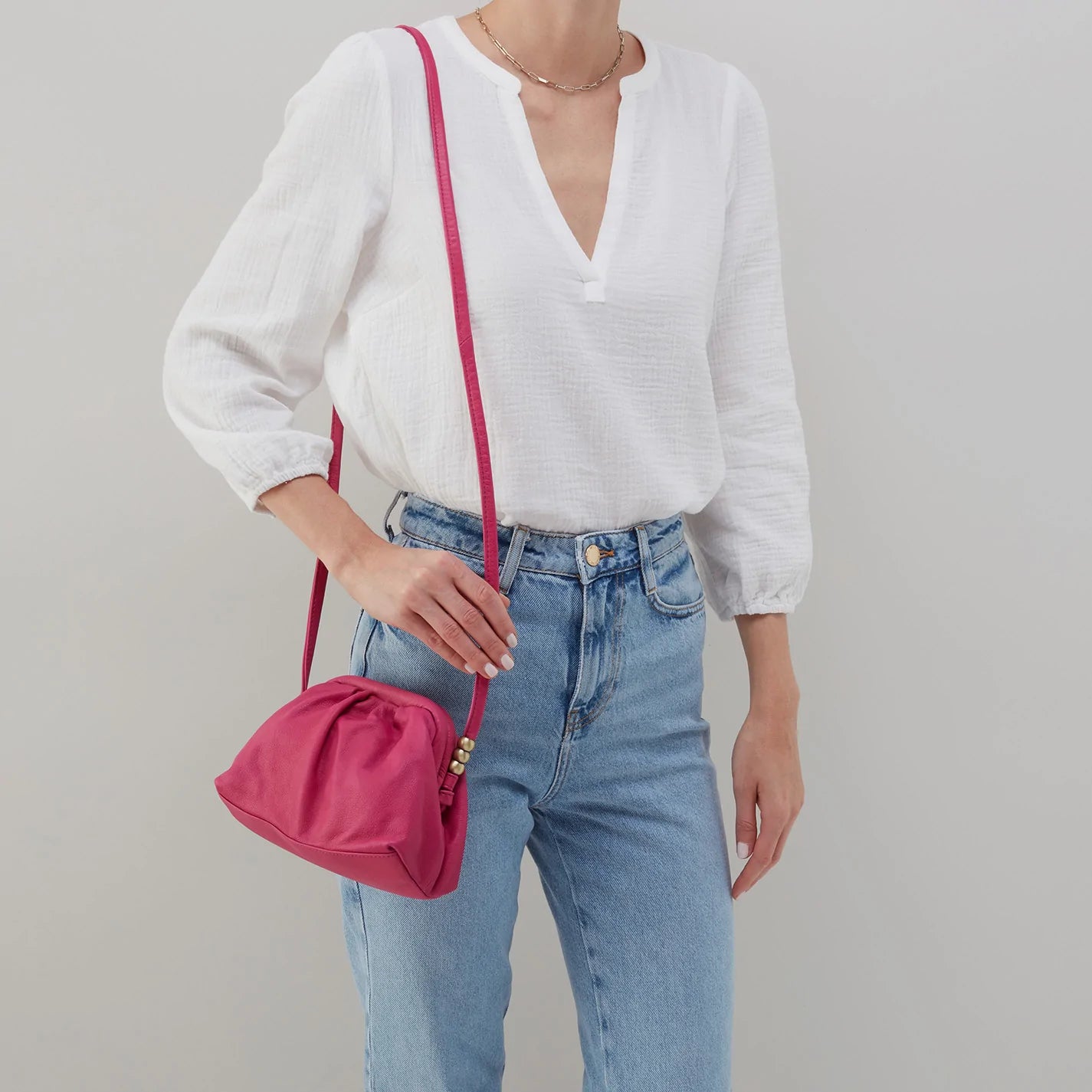 Hobo Adalyn Small Frame Crossbody Flamingo