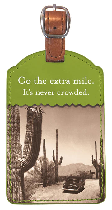 Go The Extra Mile Luggage Tag