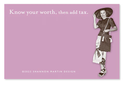 Know Your Worth Sticky Note