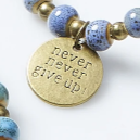 Hadley Wren Clay Charm Sayings Bracelet