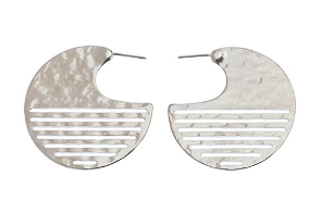 Howards Hammered Geometric Earrings