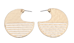 Howards Hammered Geometric Earrings