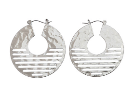 Howards Hammered Geometric Earrings