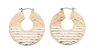 Howards Hammered Geometric Earrings