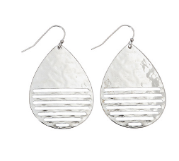 Howards Hammered Geometric Earrings