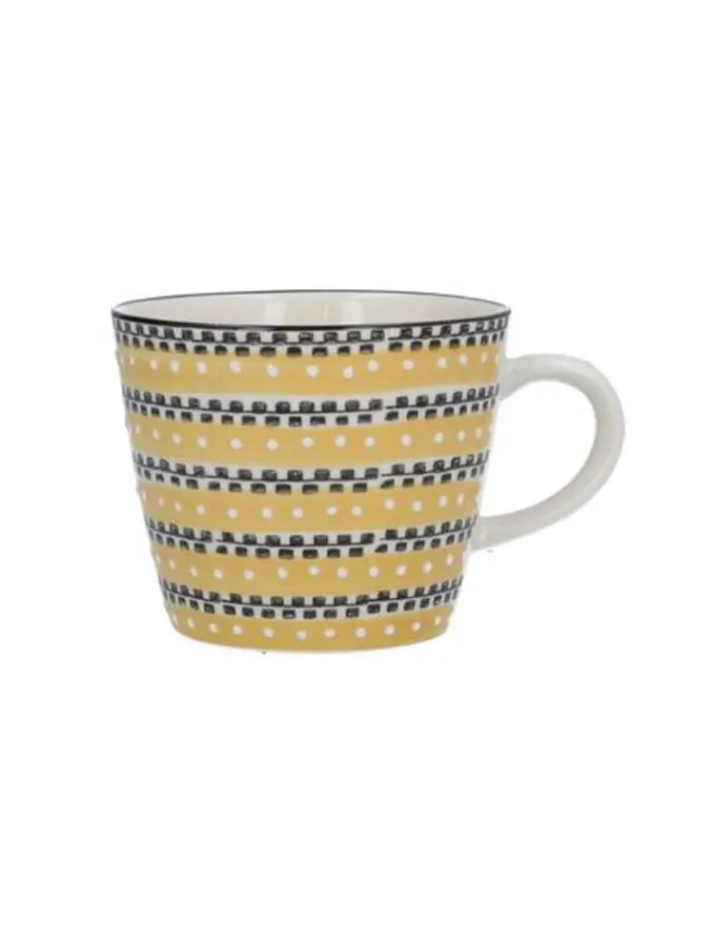 Mustard Track Ceramic Mug