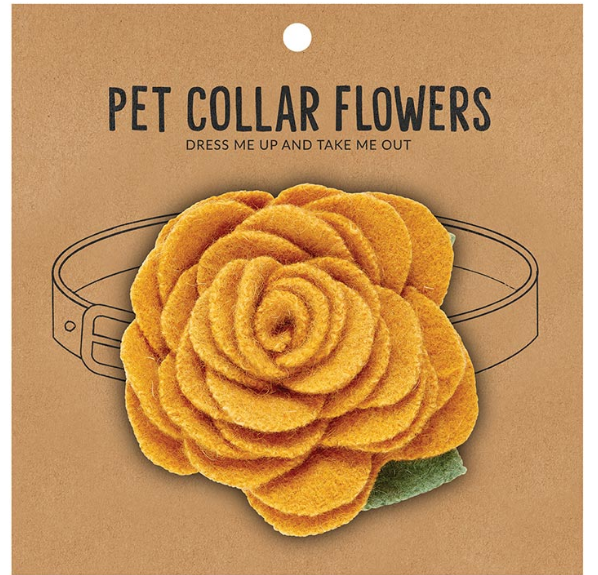 Pet Collar Flower Medium