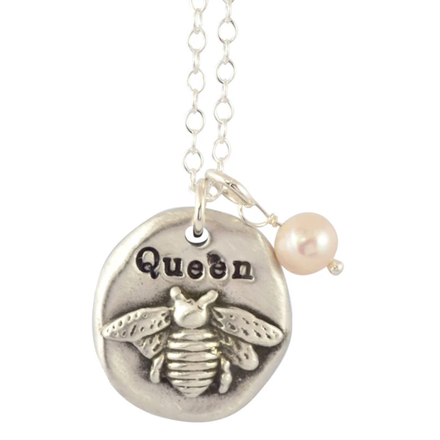 Queen Bee Necklace The Vintage Pearl