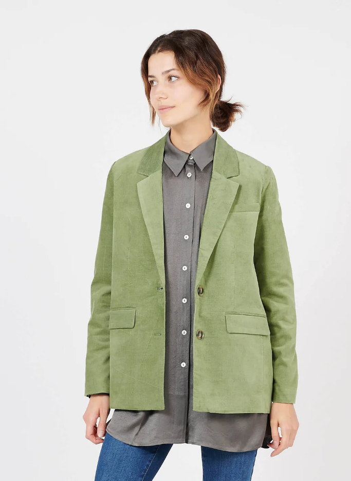FRNCH Laurie Corduroy Jacket With Tailored Collar