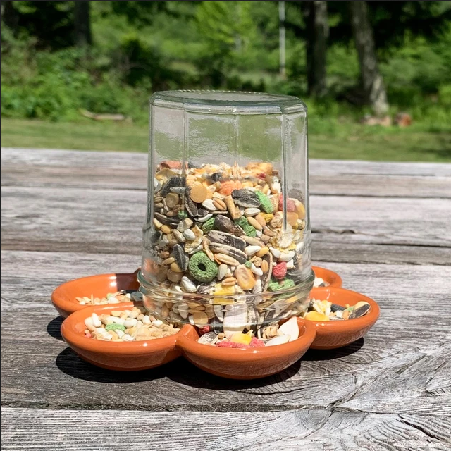 Terracotta Bird Feeder