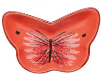 Butterfly Pinch Bowls Red