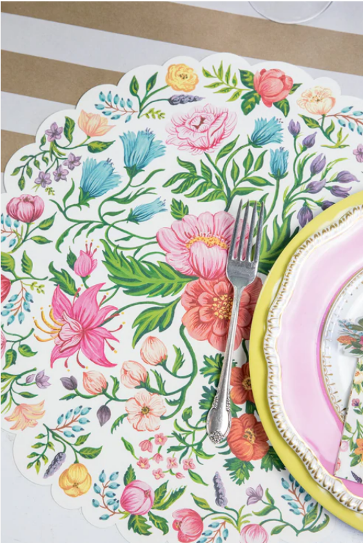 Die-Cut Sweet Garden Posey Placemat