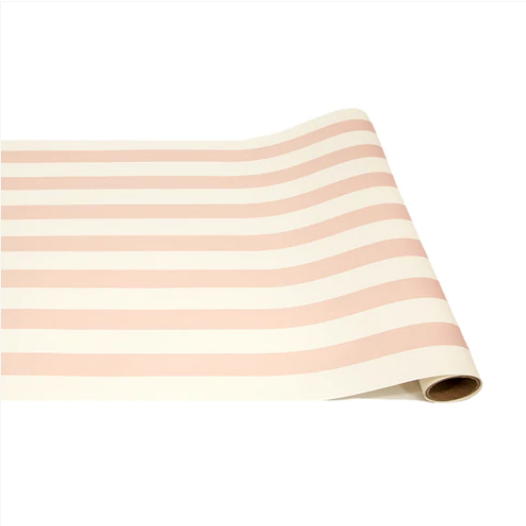 Hester And Cook Pink Classic Stripe Runner