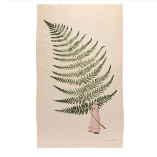 Single Fern Tea Towel