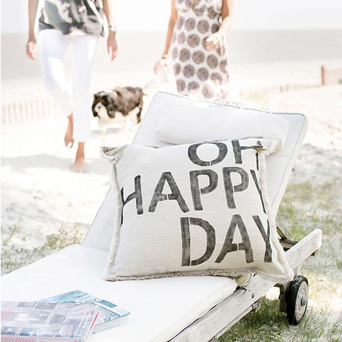 Euro Pillow - “Oh Happy Day”