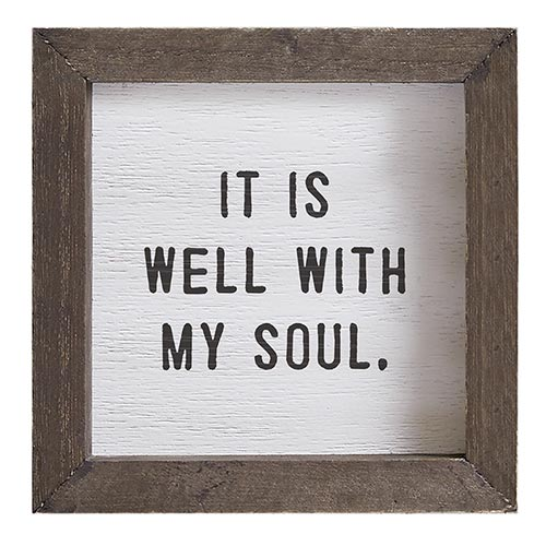Word Board - “It Is Well With My Soul”