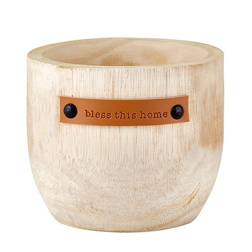 Wood Planter-“Bless This Home”