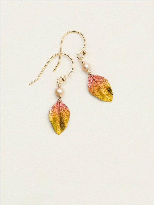 Holly Yashi Healing Leaf Earrings