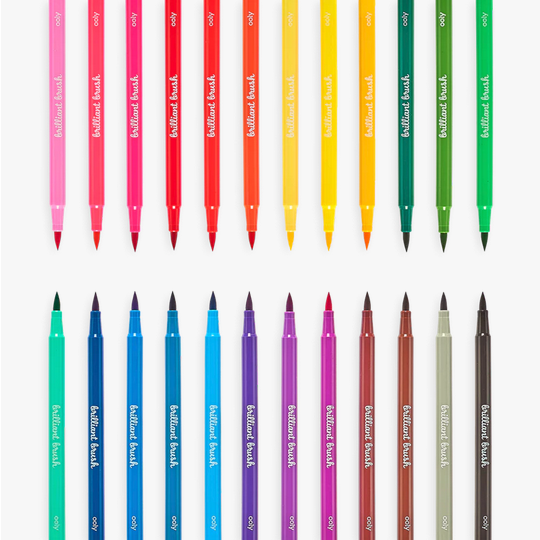 The Brilliant Brush 24 Brush Markers