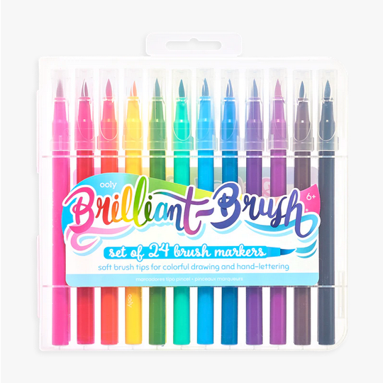 The Brilliant Brush 24 Brush Markers