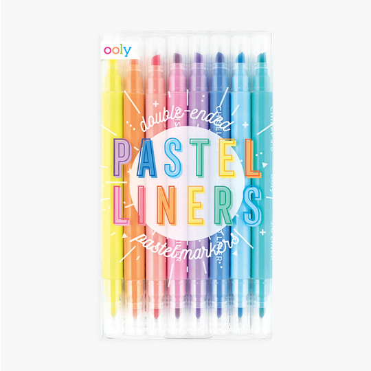 Pastel Liners Dual Tip Markers