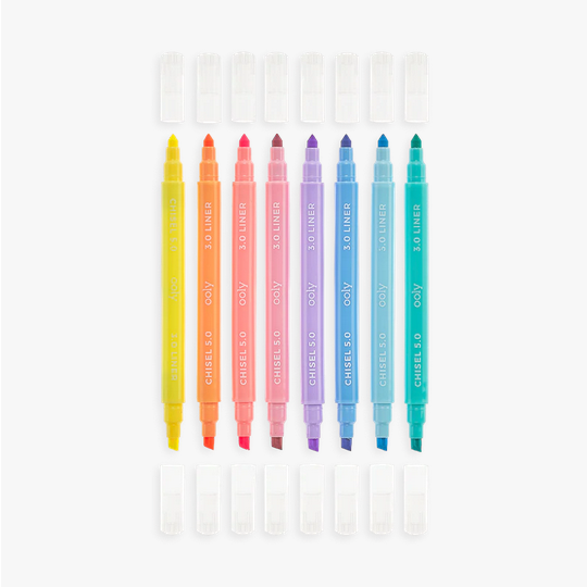 Pastel Liners Dual Tip Markers