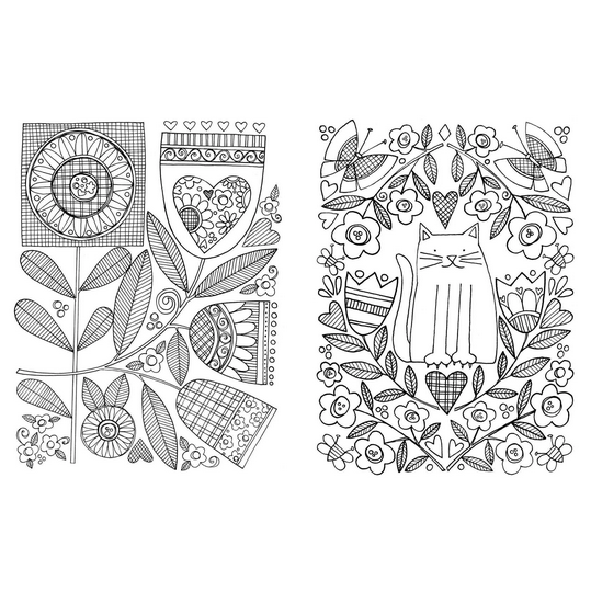 Posh Adult Coloring Book: Soothing Designs for Fun & Relaxation, 7 [Book]